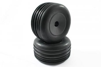 (image for) FTX SIEGE FRONT MOUNTED WHEEL/ TYRE BLACK (2)
