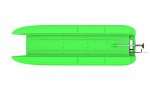 (image for) VOLANTEX ATOMIC SR85 BRUSHLESS BOAT (NO BATT)- GREEN
