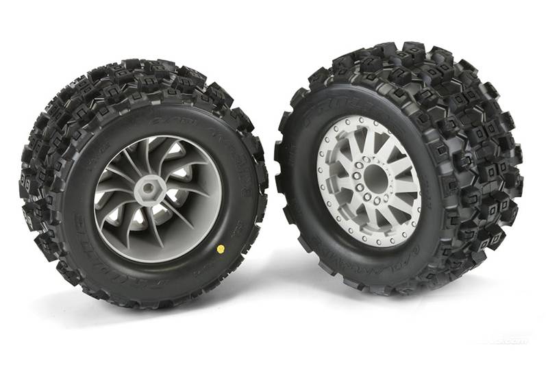 Badlands MX28 2.8 (Traxxas Style Bead) All Terrain Tires Mounted