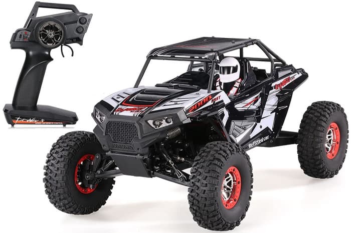 WLtoys 1/10 4WD Electric Rock Crawler RC Off-Road Buggy - Πατήστε στην εικόνα για να κλείσει