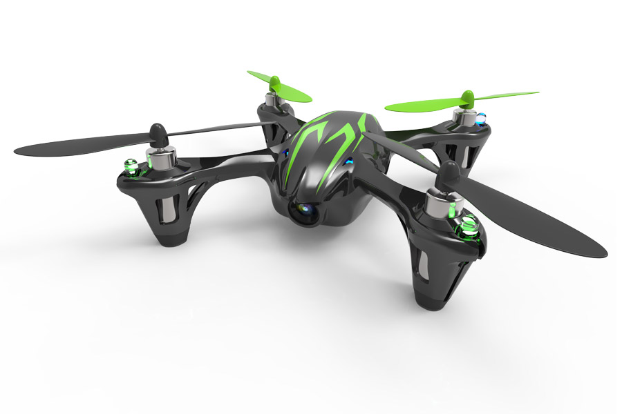 Hubsan X4 LED Mini Quad Copter RTF with HD Camera Recording & 2.