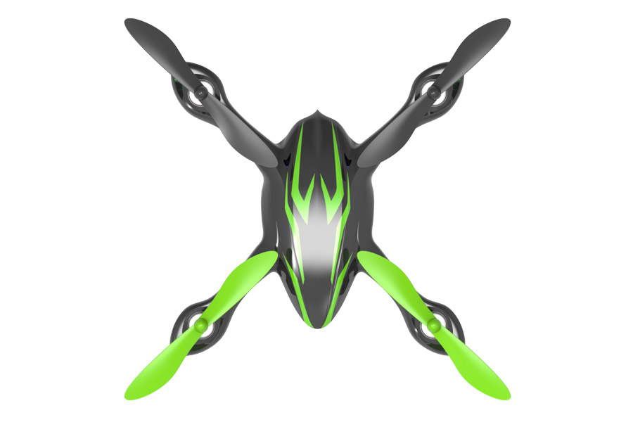 Hubsan X4 LED Mini Quad Copter RTF with HD Camera Recording & 2.