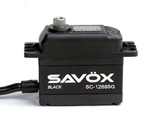 SAVOX HV BLACK EDITION STD DIGITAL SERVO 26KG@7.4V (LIPO) - Click Image to Close