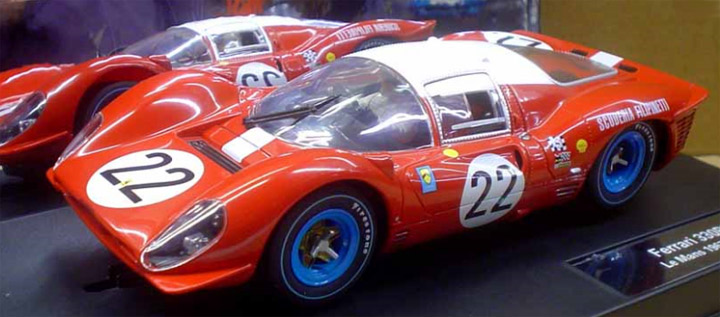 Slot Racing Cars - Carrera Digital 124 Ferrari 330P3/4 Le Mans 1 - Click Image to Close