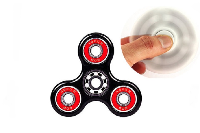 Ceramic Fidget Hand Spinner EDC Attention Stress Relief Toys Fin - Click Image to Close