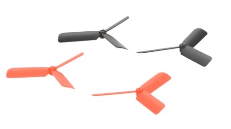 2 Pairs Upgrade Version 3-Blade CW/CCW Propeller Red/Black