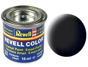 Revell 14ml 08 Enamel Matt Black Paint - Πατήστε στην εικόνα για να κλείσει