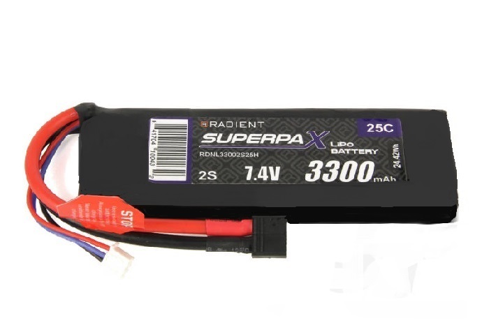 LiPo 2S 3300mAh 7.4V 25C HCT