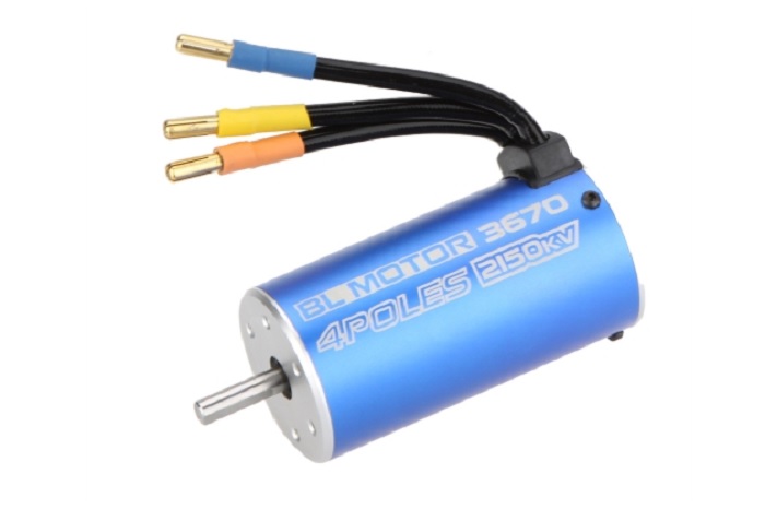 GoolRC 3670 4Poles 2150KV Brushless Motor for RC 1/8 1/10 off-ro - Πατήστε στην εικόνα για να κλείσει