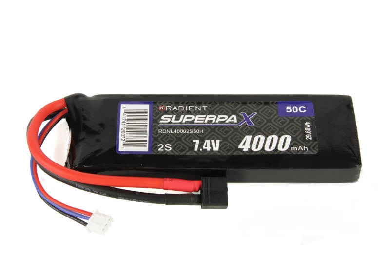 LiPo 2S 4000mAh 7.4V 50C HCT