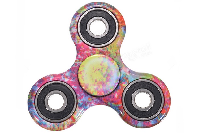 Graffiti Camouflage Fidget Hand Spinner ADHD Autism Rotating Fin - Click Image to Close