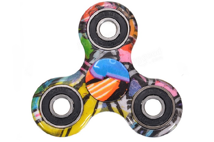 Graffiti Camouflage Fidget Hand Spinner ADHD Autism Rotating Fin