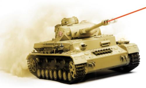 PANZER IV F2 RC TANK - DESERT - INFRARED - WITH SMOKE/SOUND