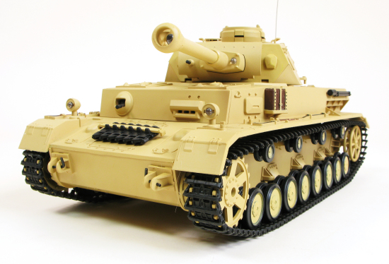 PANZER IV F2 RC TANK - DESERT - INFRARED - WITH SMOKE/SOUND