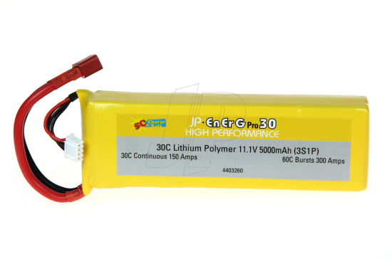 ENERG-PRO 30C LIPO 5000 (3S1P) 5C CHARGE (XH)