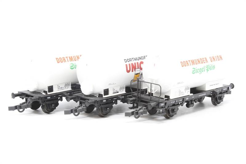 Roco 44049 Tank Wagon Set Dortmunder Union Gauge H0 - Used model