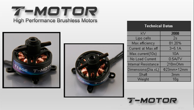 TIGER T1806 18g BRUSHLESS MOTOR