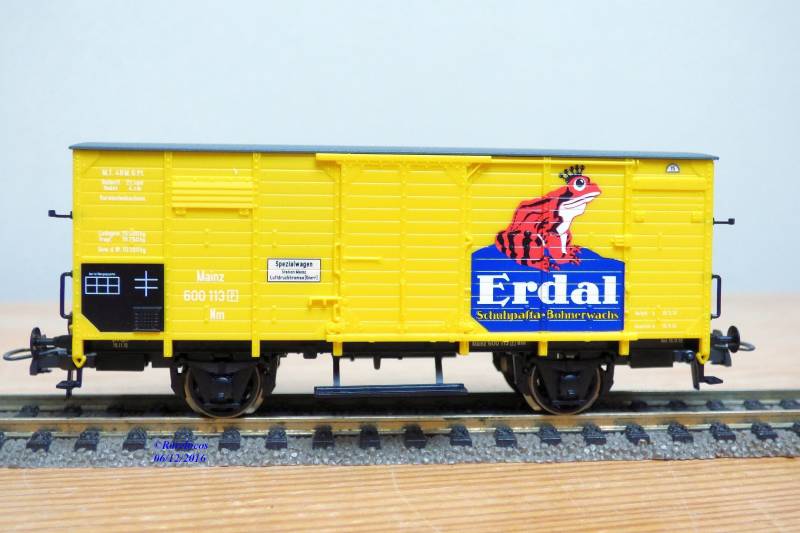 ROCO 47258 KPEV ERDAL CLOSED GOODS WAGON - Used model