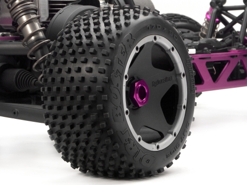 DIRT BUSTER BLOCK TIRE S COMPOUND on BLACK WHEEL - 4737