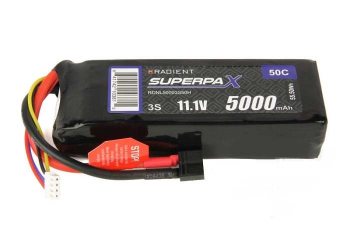 LiPo 3S 5000mAh 11.1V 50C HCT