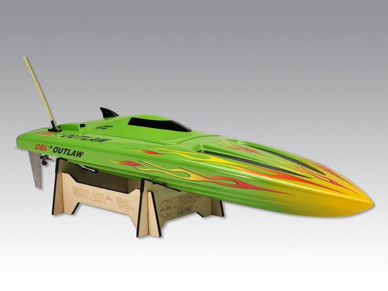 Outlaw Jr.Obl ARTR Brushless RC Boat - Green - Πατήστε στην εικόνα για να κλείσει