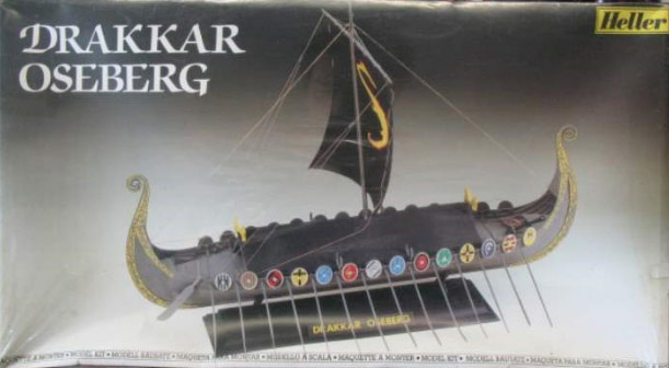 Drakkar Oseberg Scale 1/60 (Ετοιμο σε Γυάλα)