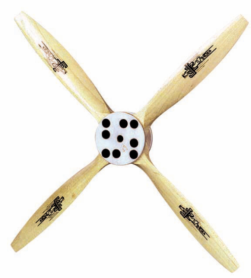 ZINGER 4 BLADE WOOD PROP 13x7 - Click Image to Close