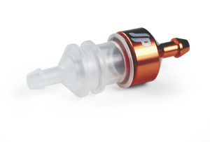 FUEL FILTER ANODIZED/CLEAR CHAMBER SHORT - Πατήστε στην εικόνα για να κλείσει