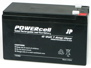 ΕΠΑΝΑΦΟΡΤΙΖΟΜΕΝΗ ΜΠΑΤΑΡΙΑ ΜΟΛΥΒΔΟΥ - 12V-7AMP POWERCELL GEL BATT - Πατήστε στην εικόνα για να κλείσει