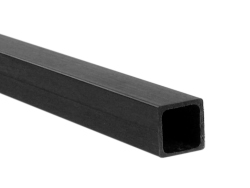 CARBON FIBRE SQUARE TUBE 8.0mm x 7.0mm x 1mt - Πατήστε στην εικόνα για να κλείσει