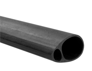 CARBON FIBRE ELLIPTIC TUBE 19mmx12.5mm x 1mt - Πατήστε στην εικόνα για να κλείσει