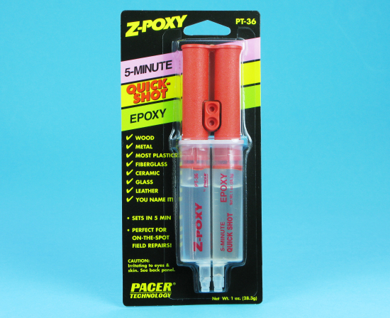 Z-POXY 5-MIN 1oz DUAL SYRINGE PT36 EPOXY