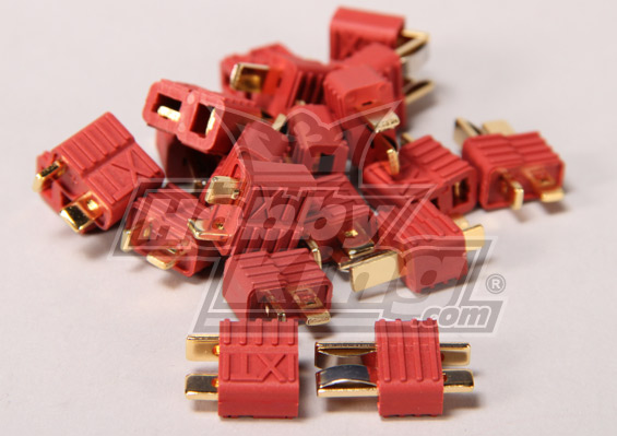 Nylon T-Connectors 1 Pair (Male/Female) - Πατήστε στην εικόνα για να κλείσει