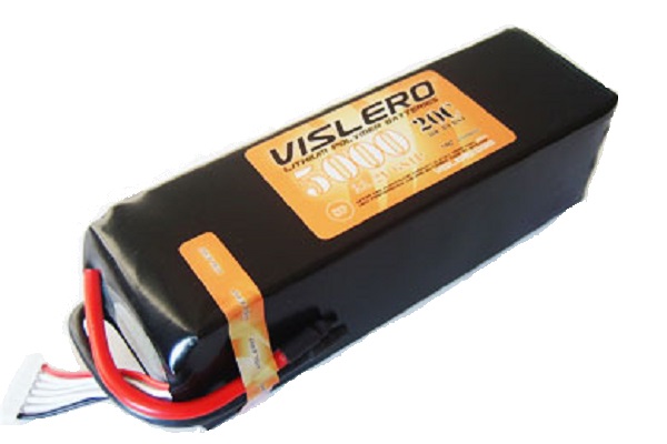 LiPo Battery 4100mAh 22.2V 6S 20C - Vislero - Πατήστε στην εικόνα για να κλείσει
