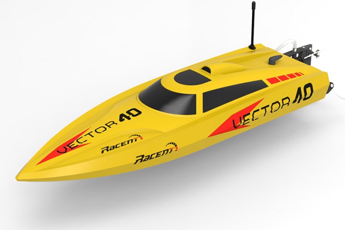 VOLANTEX VECTOR 40 BRUSHED RC BOAT RTR - YELLOW