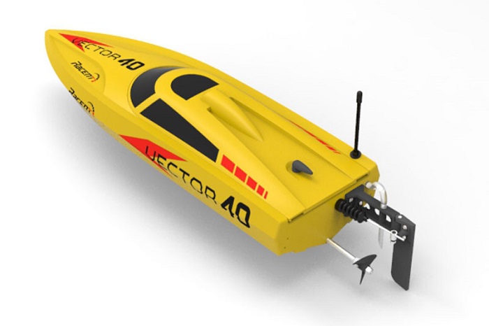 VOLANTEX VECTOR 40 BRUSHED RC BOAT RTR - YELLOW