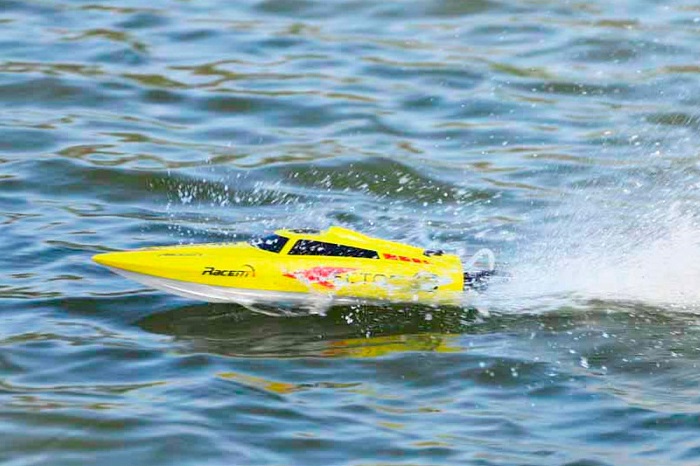 VOLANTEX VECTOR 40 BRUSHED RC BOAT RTR - YELLOW - Πατήστε στην εικόνα για να κλείσει