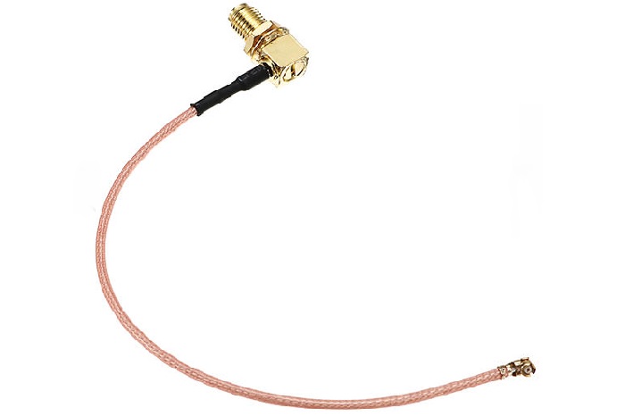 1PCS L Type 90 Degree SMA Female to Ipex Adapter Extend Cable Co - Πατήστε στην εικόνα για να κλείσει