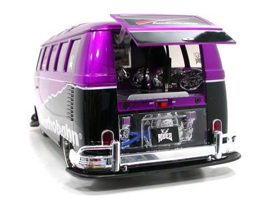 RC Model VW Samba Van with speaker/connector for MP3 player