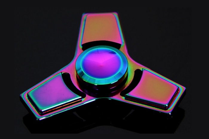 Tri Fidget Triangle Spinners Hand Finger Spin Toy Metal Aluminiu - Πατήστε στην εικόνα για να κλείσει