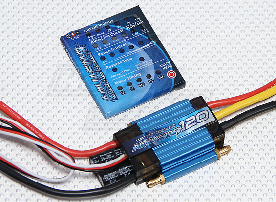 Turnigy Aquastar 120A Watercooled ESC w/Programming Card