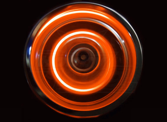 LED Wheel Lights for RC Drift Car - Orange (4pcs)