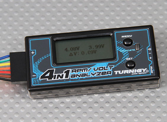 Turnigy 4-in-1 RPM/Voltage Analyzer (2~6S LiPo/LiFe)