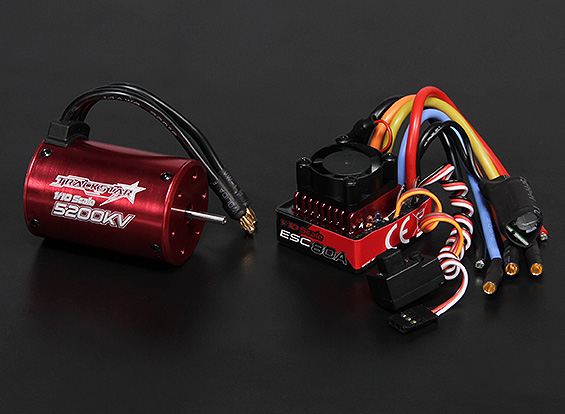 Turnigy TrackStar Waterproof 1/10 Brushless Power System 5200KV/