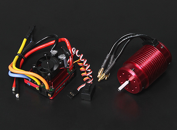 Turnigy TrackStar Waterproof 1/8 Brushless Power System 2100KV/1