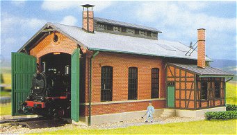 Kibri 1-Stall engine house