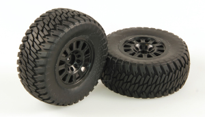 HLNA0155 TYRES AT2 BLACK WHEEL PAIR (DOMINUS)