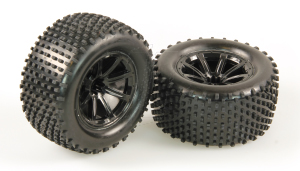 HLNA0214 TYRES BLACK WHEEL PAIR (DOMINUS TR)