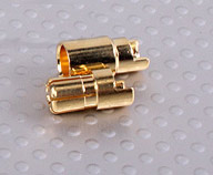 HXT 6mm Sprung Gold Connectors (1pair/2pc)
