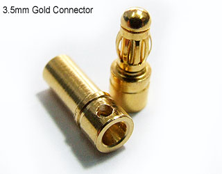 PolyMax 3.5mm Gold Connectors (1 pair) - Πατήστε στην εικόνα για να κλείσει